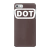 2x dot sticker vinyl decal d.o iPhone 7 Case