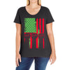 fist raised and proud! Ladies Curvy T-Shirt