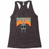 Doom With Mask Racerback Tank
