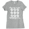 choose your weapon guitar Ladies Fitted T-Shirt