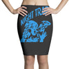 new retro night trap Pencil Skirts