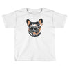 blue and tan frenchie Toddler T-shirt