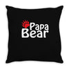 Papa Bear Throw Pillow
