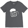 cool drink beer t shirt V-Neck Tee