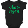go vegan Baby Bodysuit
