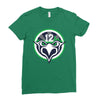seattle 12. man Ladies Fitted T-Shirt