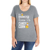 candy corn Ladies Curvy T-Shirt