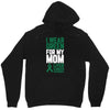 i wear green for my mom liver cancer awareness Unisex Hoodie