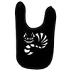 cheshire cat alice in wonderland funny Baby Bibs