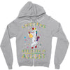 Unicorns are born in August Zipper Hoodie
