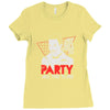 my girl wants to party all the time Ladies Fitted T-Shirt