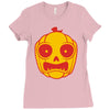 frightened jack o lantern Ladies Fitted T-Shirt