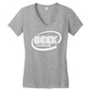 geek inside Women's V-Neck T-Shirt