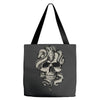 skull snake Tote Bags