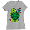 love turtle Ladies Fitted T-Shirt