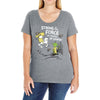 strong is the force of course Ladies Curvy T-Shirt