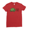 normal ass turtle Ladies Fitted T-Shirt