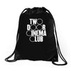 two door cinema club Drawstring Bags