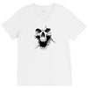 skull ghosts V-Neck Tee