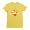 captain obvious Ladies Fitted T-Shirt
