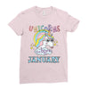 unicorns are born in january cute unicorn Ladies Fitted T-Shirt
