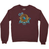 turn the time twist the space Crewneck Sweatshirt
