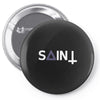 saint Pin-back button