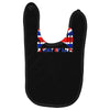 skinhead union jack, ideal birthday gift or present Baby Bibs