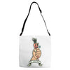 go vegan 6 Adjustable Strap Totes