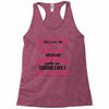 they call me gram partner in crime Racerback Tank