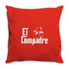 el compadre   the godfather in spanish espanol movie symbol mexcian te Throw Pillow