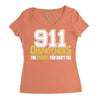 911 dispatcher heroes Women's Triblend Scoop T-shirt