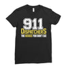 911 dispatcher heroes Ladies Fitted T-Shirt