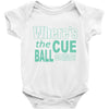snooker where's the cue ball going Baby Onesie