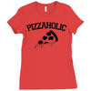 pizzaholic Ladies Fitted T-Shirt