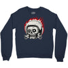 skull biker Crewneck Sweatshirt