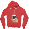 Vesikalik maymun Zipper Hoodie