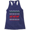 cow christmas Racerback Tank