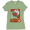clash of clowns Ladies Fitted T-Shirt