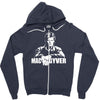 mac gyver schwarz Zipper Hoodie