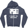 i want to believe Zipper Hoodie