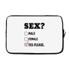 Sex Yes Please Laptop sleeve