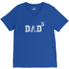 Dad to the Second Power ( dad of 5 ) V-Neck Tee