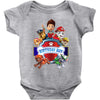 paw patrol birtday boy Baby Bodysuit