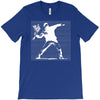with banksy flower bomb print T-Shirt