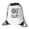 pizza my mind Drawstring Bags