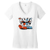 cuphead and mugman Women's V-Neck T-Shirt
