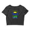 beach life Crop Top