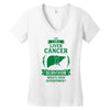 I am a Liver Cancer Survivor - What's Your Superpower? Women's V-Neck T-Shirt