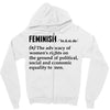 Feminism Noun Zipper Hoodie